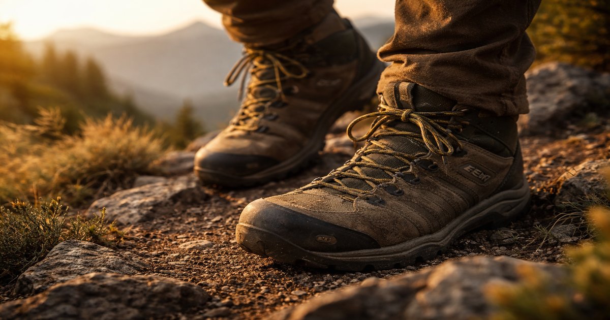 keen boots in use
