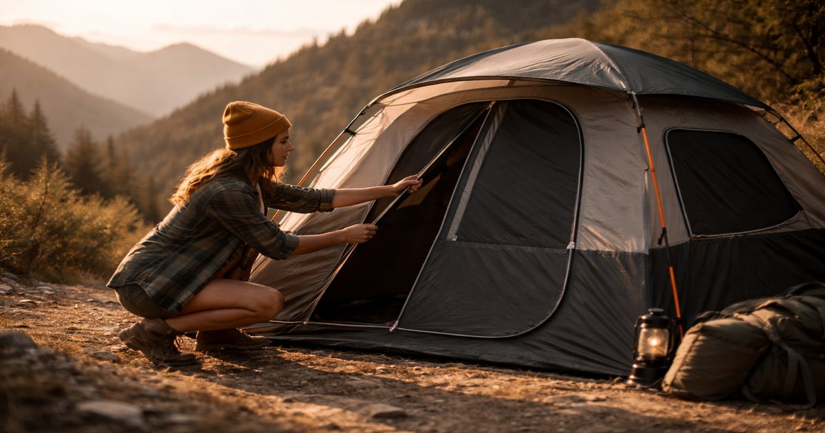 core blockout tent in use