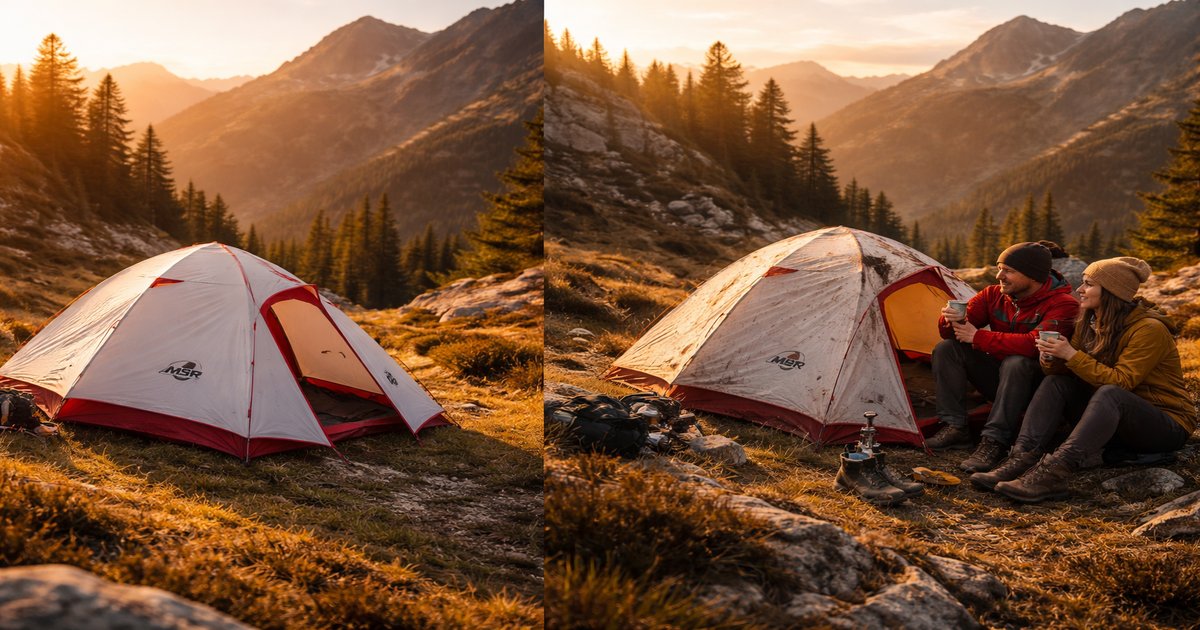 msr fury tent in use