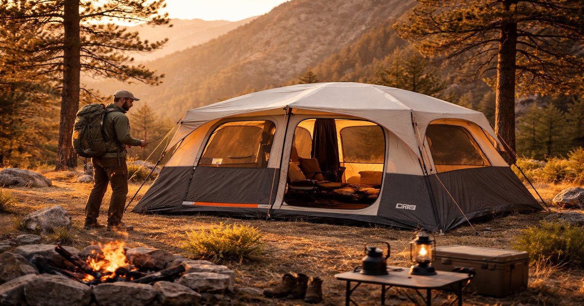 core cabin tent in use