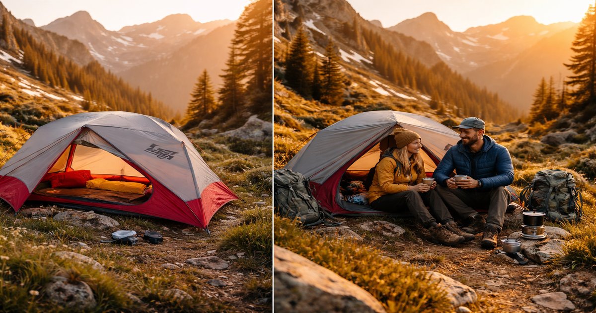 msr freelite tent in use